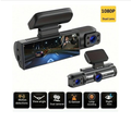 Cámara grabadora de video frontal/trasera/interior cámara de tablero de doble lente para automóvil HD 1080P MD-12705