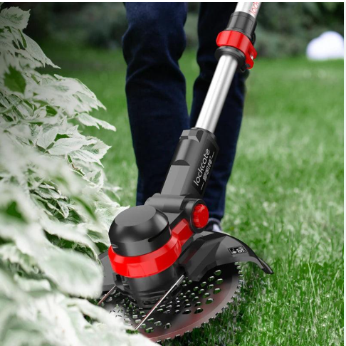 CORTA CESPED ELECTRICO 2 BATERIAS DE 48V 2 DISCOS